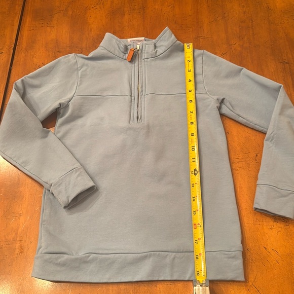 NWOT Eyelet & Ivy Cornflower Blue Zip Pullover - size 8 price is firm - Picture 3 of 4